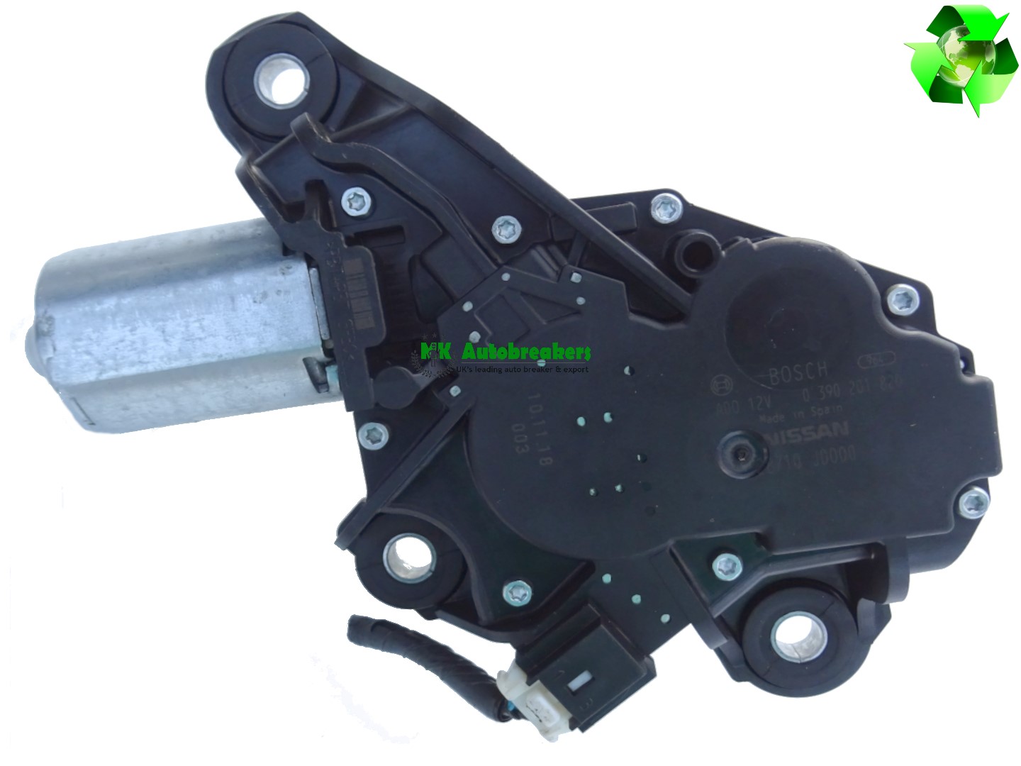 Nissan Qashqai Rear Wiper Motor 28710JD000 Genuine 20102013