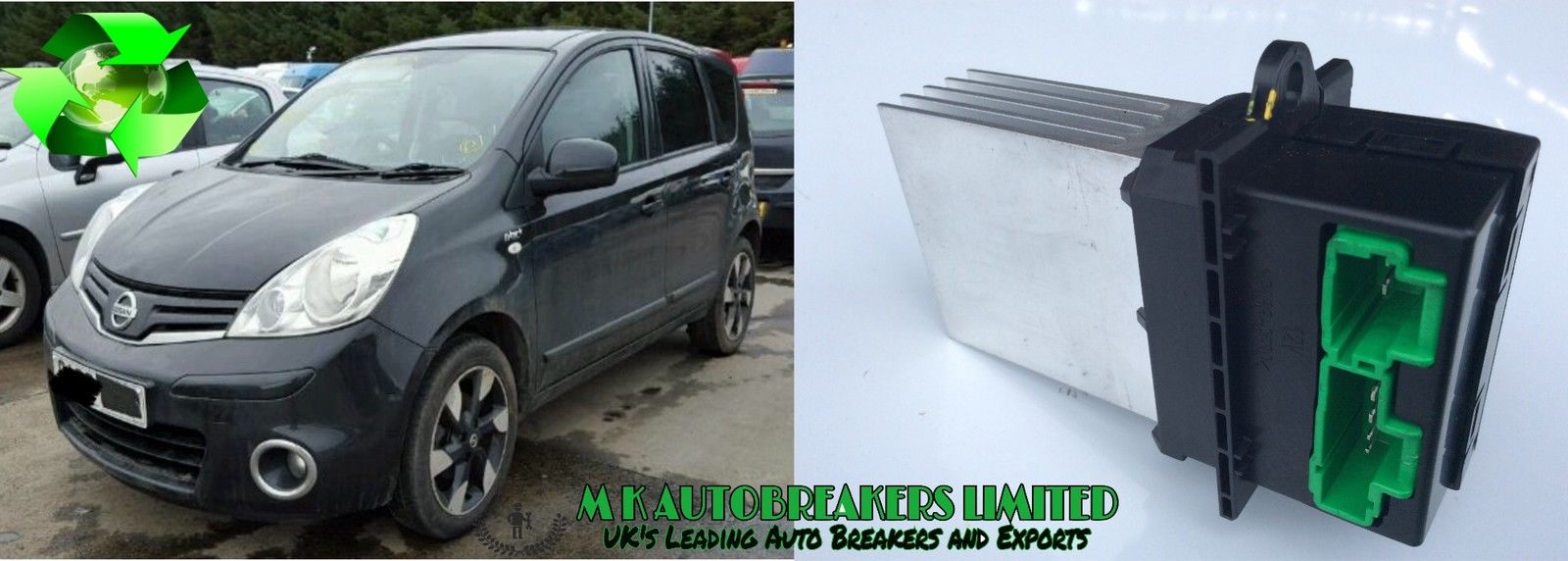 Nissan Note E11 From 06-13 Heater Blower Resistor Motor | MK ...